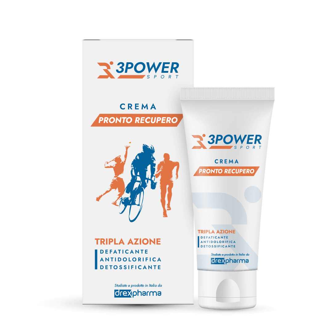 3Power Sport Crema - Packaging della crema per il recupero muscolare
